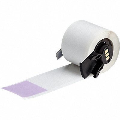 BRADY M634427PL Label 1 1/2 in W Clear Purple