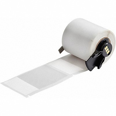 BRADY M666427 Label 1 15/16 in W Clear White