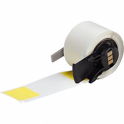BRADY M675461YL Label 2 5/8 in W Clear Yellow