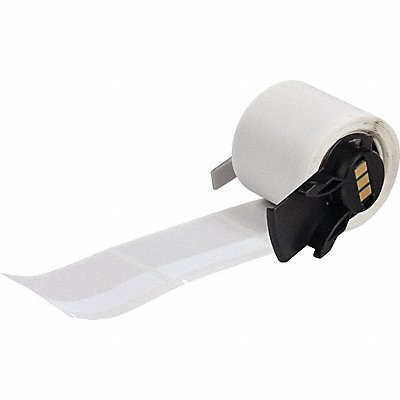 BRADY M676461 Label 1 5/8 in W Clear White