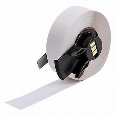 BRADY M6C500498 Label 1/2 in W Indoor White
