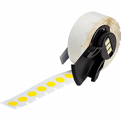 BRADY M682499YL Label 3/8 in W Yellow