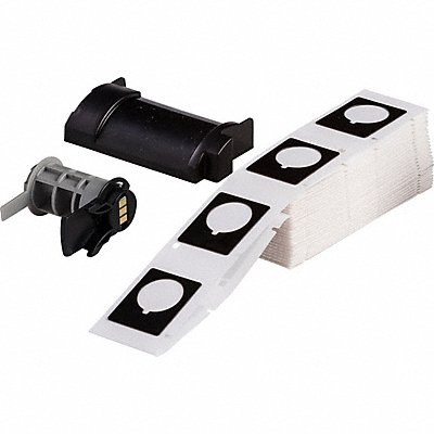 BRADY M6167593BK Label 1 13/64 in W Black