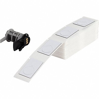 BRADY M6168593 Label 1 13/64 in W White