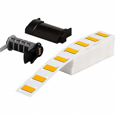 BRADY M6171593YL Label 1 1/16 in W Yellow