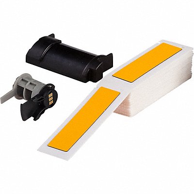 BRADY M6174593YL Label 1 in W Yellow
