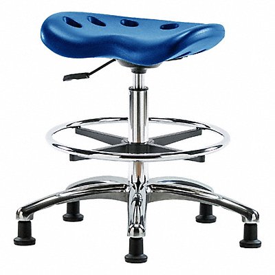 BLUE RIDGE ERGONOMICS PTMBSLCRCFRGBLU Tractor Stool 300 lb Cap. Blue