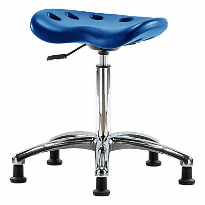 BLUE RIDGE ERGONOMICS PTMBSLCRNFRGBLU Tractor Stool 300 lb Cap. Blue