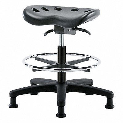 BLUE RIDGE ERGONOMICS PTMBSORGCFRGBLK Tractor Stool 300 lb Cap. Black