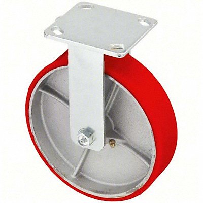 GRAINGER P21RUY080R14001 Standard Plate Castor Rigid 1250 lb.