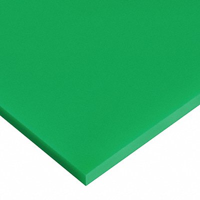 GRAINGER PSEPVCGN6MMX24X48 Plastic Sheet PVC Green 4 ft L