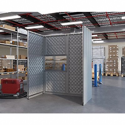 SOUND CURTAINS 4x8PortableEnclosure Portable 3-sided acoustic enclosure