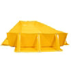 Yellow Bund on a white background