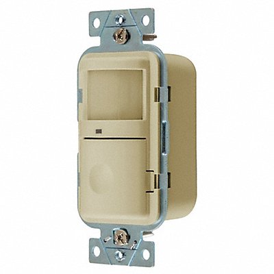 HUBBELL WIRING DEVICE-KELLEMS WS1001I Vac Snsr PIR 120V AC Ivory