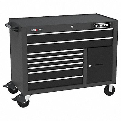 PROTO J555041B8DB2S Rolling Tool Cabinet Black Matte Finish