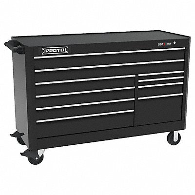 PROTO J556646B10BK Rolling Tool Cabinet Black Gloss Finish