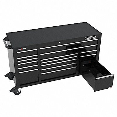 PROTO J556741B16BKPD Rolling Tool Cabinet Black Gloss Finish