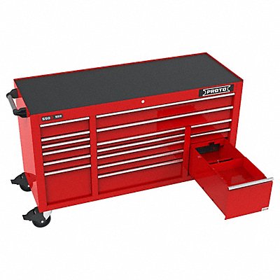 PROTO J556741B16RDPD Rolling Tool Cabinet Red Gloss Finish