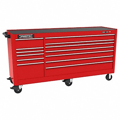 PROTO J558846B13RD Rolling Tool Cabinet Red Gloss Finish
