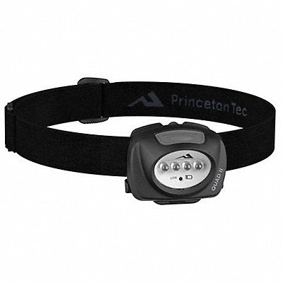 PRINCETON TEC QUADIIBK Headlamp Plastic Black 78lm