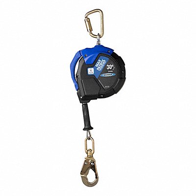 WERNER R410030 Cable Self RetractingLifeline 30 Black