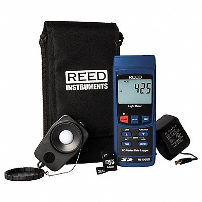 REED INSTRUMENTS R8100SDKIT Data Logging Light Meter Full Size LCD