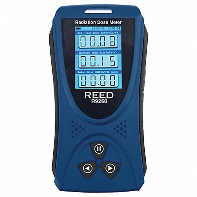 REED INSTRUMENTS R9260 Radiation Dos Mtr 0.05to50 Sv/hr Digital