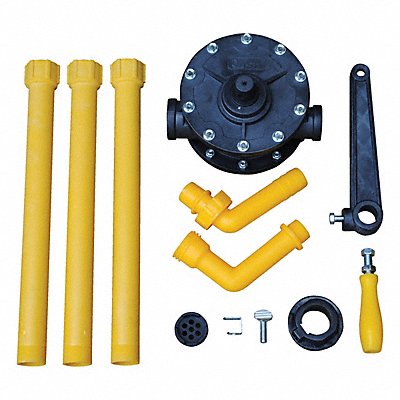 VESTIL RP90R PPS Manual Rotary Drum Pump 10 Long