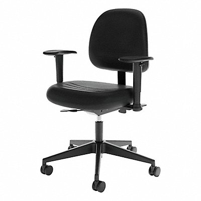 CRAMER RPMD42522B Task Chair 27-1/2 W Black Foam 350lb