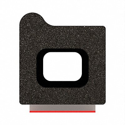 FAIRCHILD RS103250 Foam Rubber Seal w/Adhesive Back 0.44 in