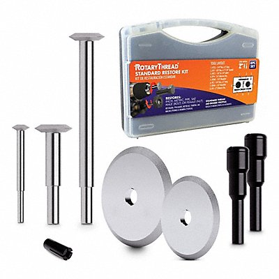 ROTARY THREAD RTKMASTER Rotary Thread Restoration Kit (2) Discs