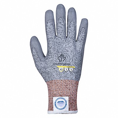 SUPERIOR GLOVE S13SXGPUQ8 Grey HPPE Pu Pm Ctsz 8 PR
