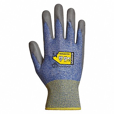 SUPERIOR GLOVE S15TAFGPU0 Knit Gloves Blue/Grey Glove Size 10 PR