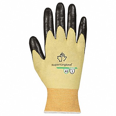 SUPERIOR GLOVE S18KGFN10 Glove Cut A3 Foam Nitrile Palms 10 PR