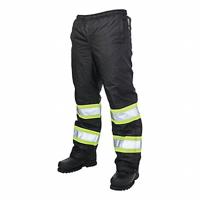 54GX76 TOUGH DUCK S61411 High Visibility Pants Black Unisex