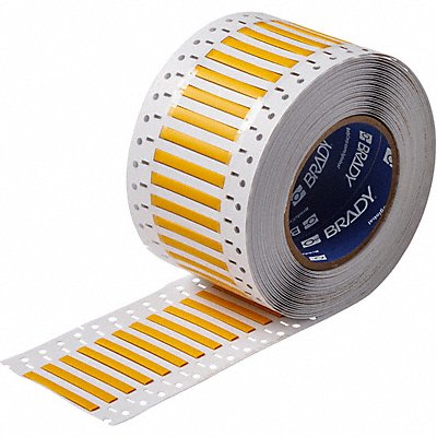 BRADY 2LSZH1872YLM4 Wire Marker Polyolefin Yellow