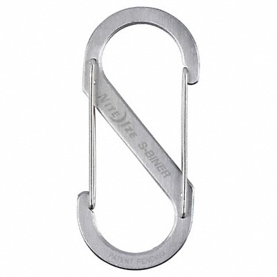 NITE IZE SB50311 Double Gated Carabiner 4-3/8 in Silver