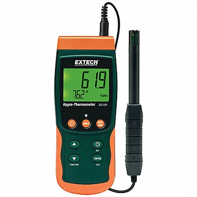 EXTECH SDL500 Temp/Humdty Mtr 5 to 95 per Rel Hum Rnge