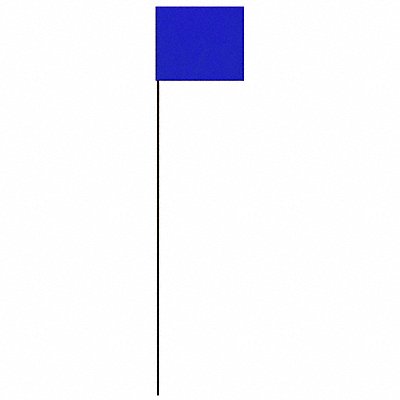 HY-KO PRODUCTS SF21BL Marking Flag Blue Solid Pattern PK25