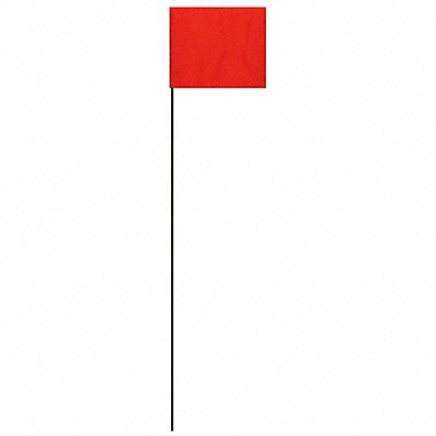 HY-KO PRODUCTS SF21RD Marking Flag Red Solid Pattern PK25