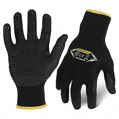 IRONCLAD SKCMFD05XL Knit Work Glove XL Black Nylon PR