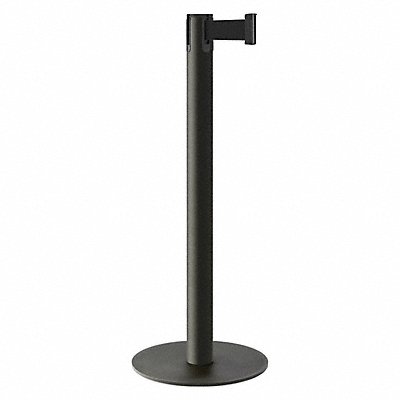 LAVI 2640703WBBK Barrier Post Steel Black Wrinkle