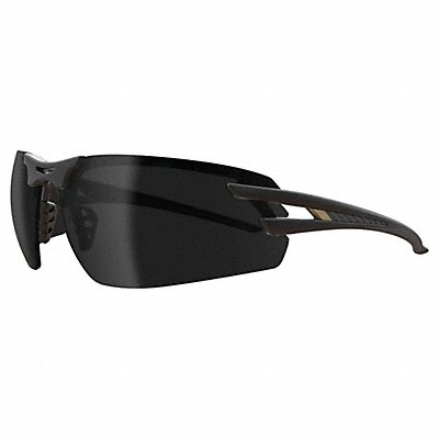 EDGE EYEWEAR SL116VS Safety Glasses Smoke Lens Black Frame M