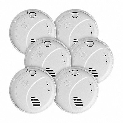 BRK SMCO100VAC Smoke/CO Alarm 2.4 in H 5.1 in W PK6