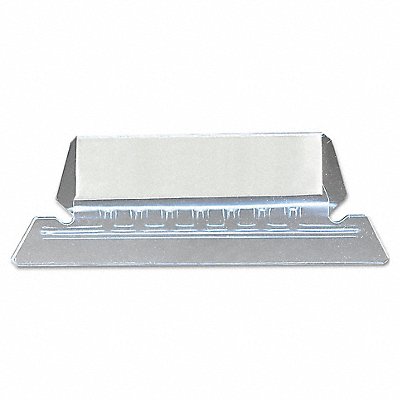 SMEAD 64600 Index Tabs: 2 1/4 in Wd, Clear, 25 PK