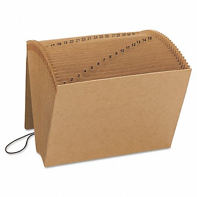GRAINGER 70168 Folder Expanding 12x10 1-31 Letter