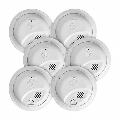 BRK SMI105AC Smoke Alarm 2.25 in H 5.69 in W PK6
