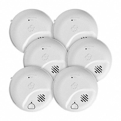 BRK SMICO105AC Smoke/CO Alarm 2.25 in H 5.69 in W PK6