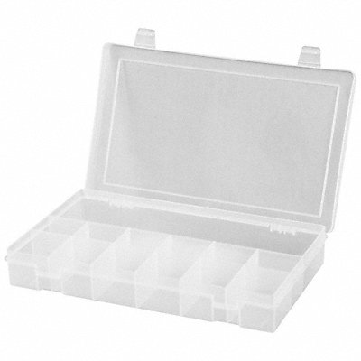 DURHAM MFG SP13CLEAR K4966 Compartment Box Pstv Snp Clr 1 3/4 in
