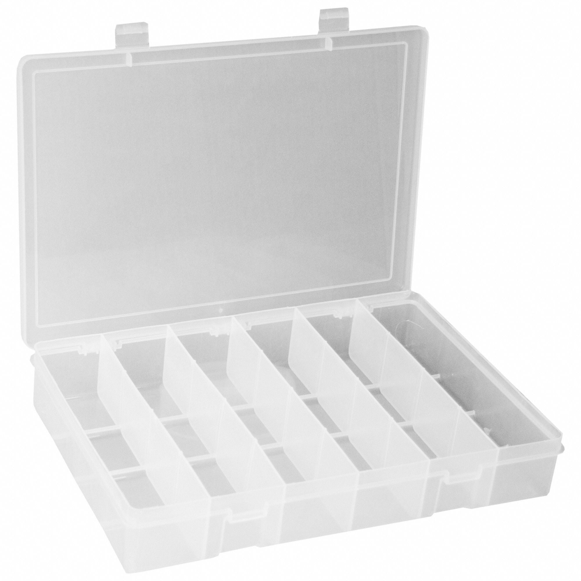 DURHAM MFG SP6CLEAR K4966 Compartment Box Pstv Snp Clr 1 3/4 in